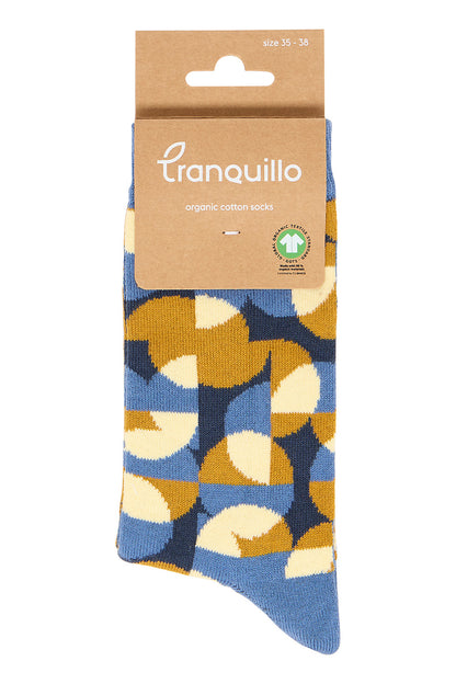 Socken geometrisch gemustert in diversen Farben von Tranquillo