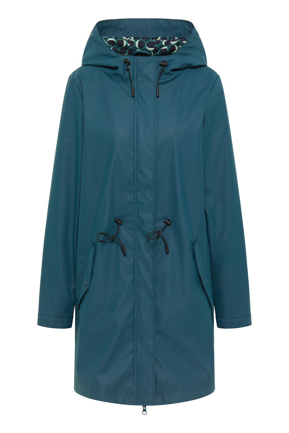 Regenjacke in Petrol von Tranquillo