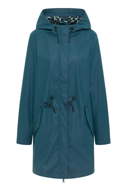Regenjacke in Petrol von Tranquillo