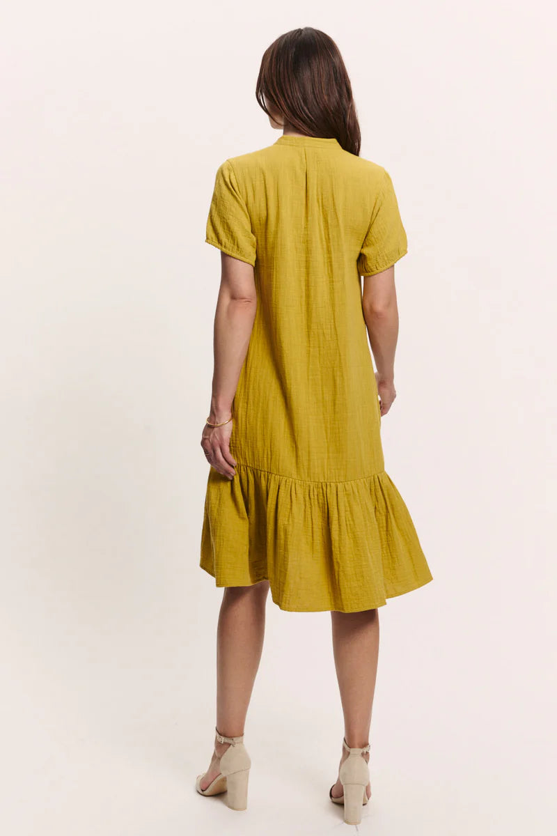 50% SALE: Sommerkleid in Mustard von Tranquillo