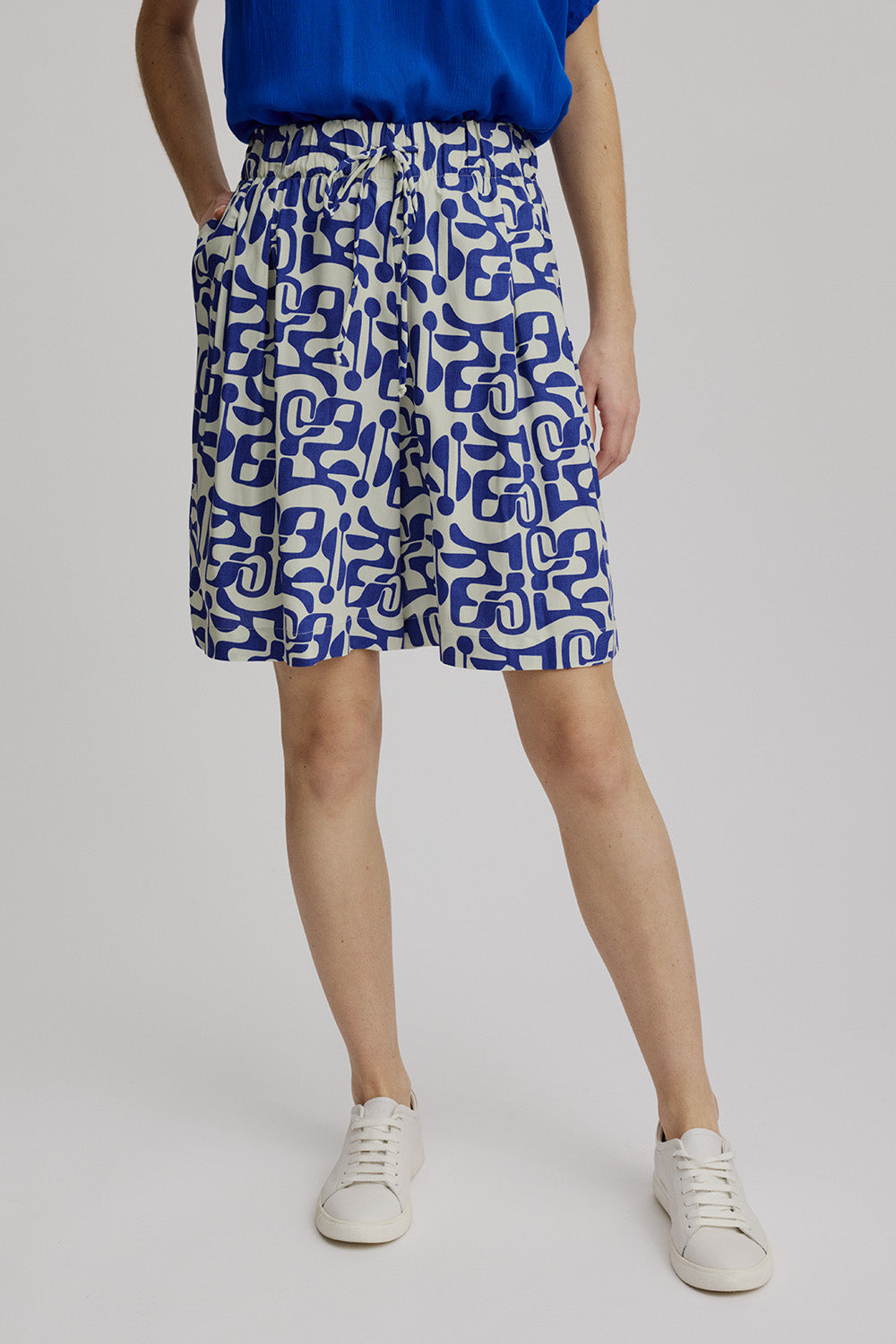 SALE -50%: Shorts Blau gemustert Tranquillo