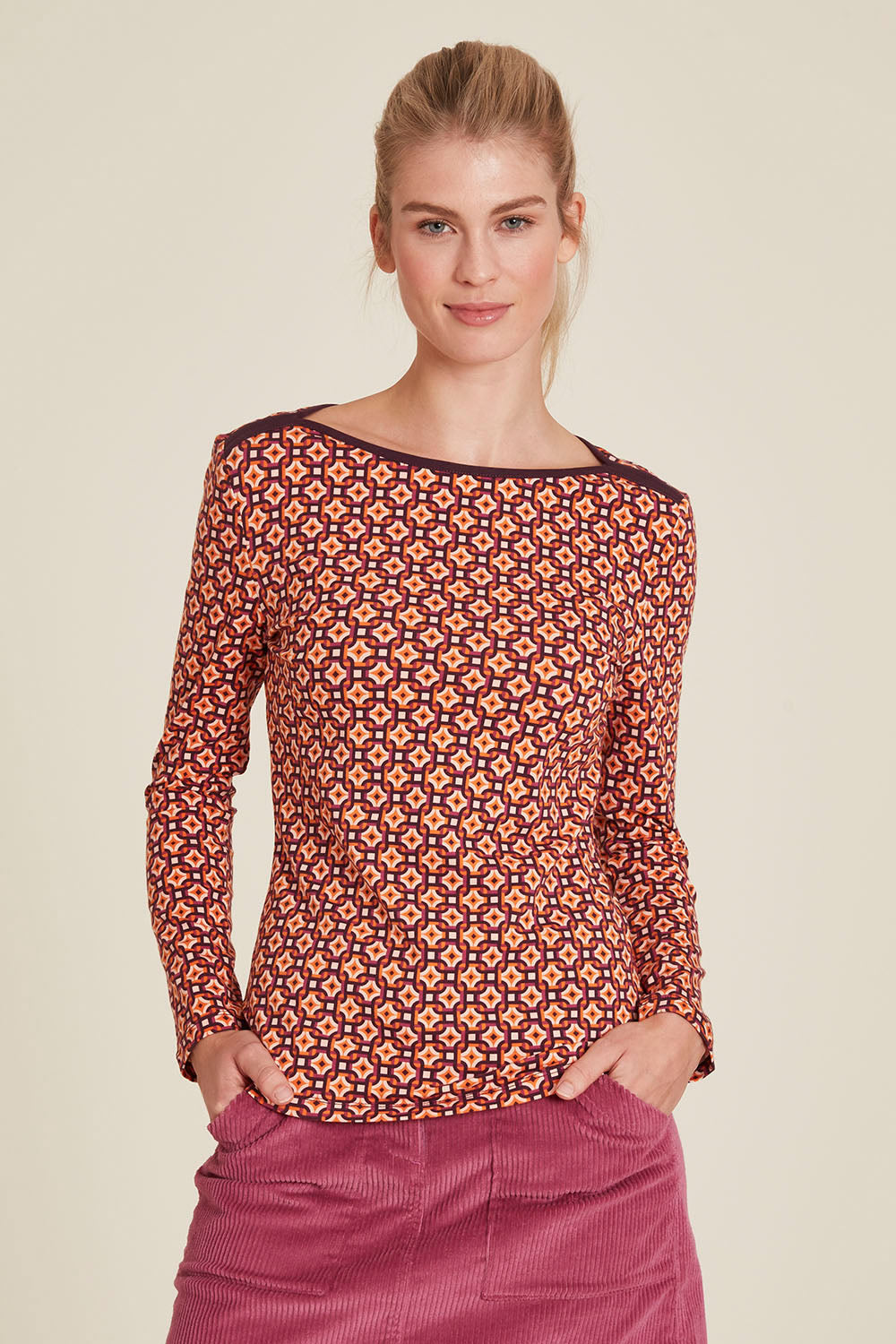 Langarmshirt Tiles von Tranquillo