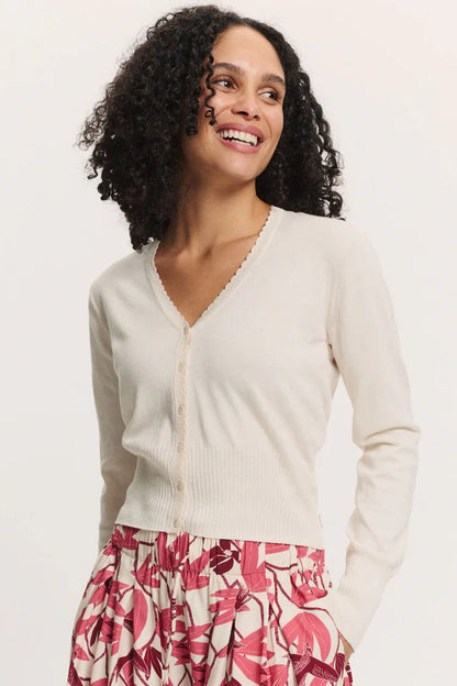 Strickjacke in nature von Tranquillo