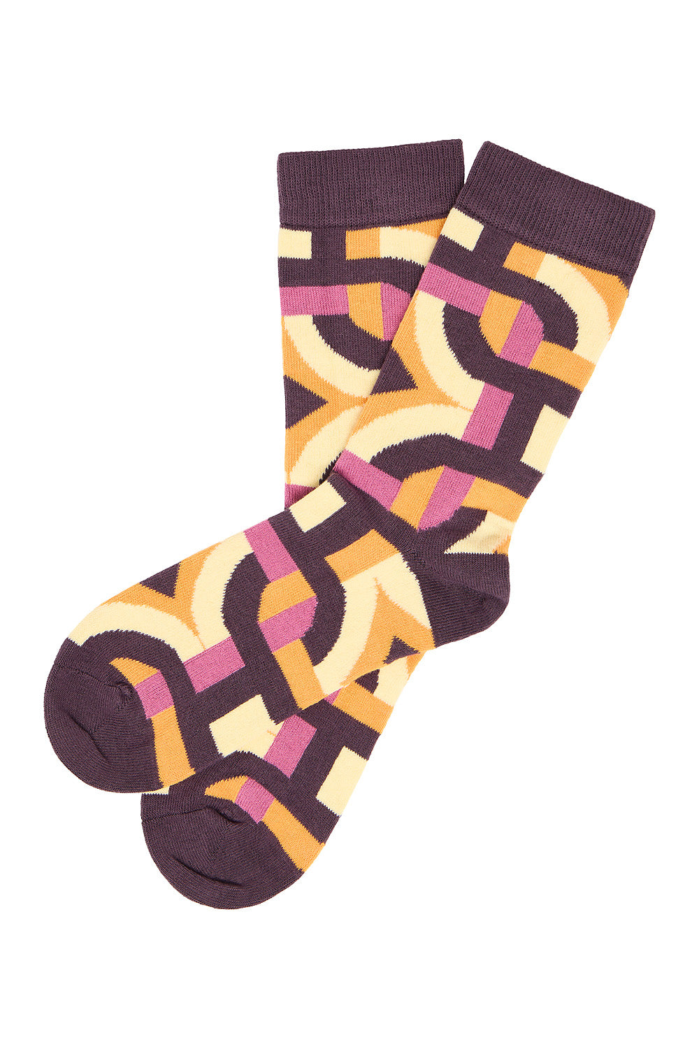 Socken geometrisch gemustert in diversen Farben von Tranquillo