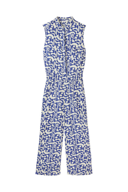 Jumpsuit Blau gemustert Tranquillo