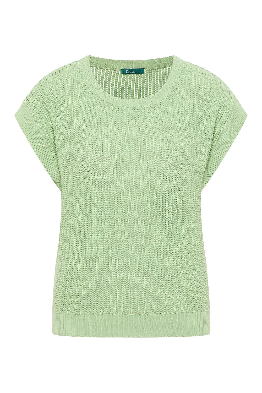 SALE -40%: Strick-Shirt in Topaz Green von Tranquillo