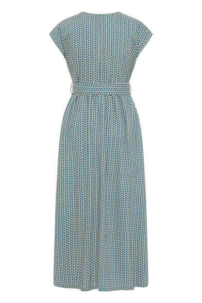 SALE: Langes Sommerkleid Cubes von Tranquillo