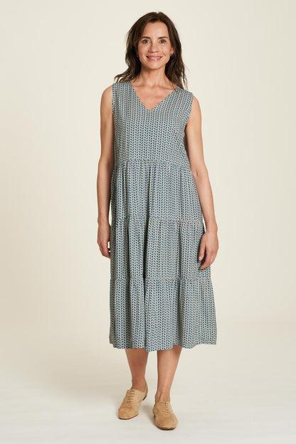SALE: Leichtes Sommerkleid Cubes von Tranquillo