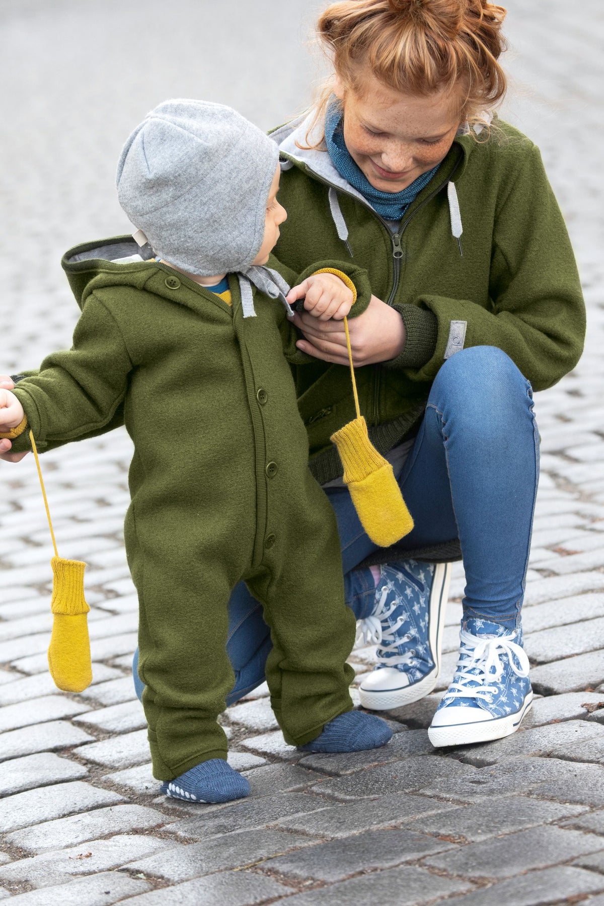 -20%: Wollwalk-Winteroverall in Rosa von Disana