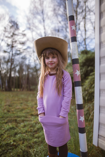 SALE: Langarmkleid in Lavendel von Baba