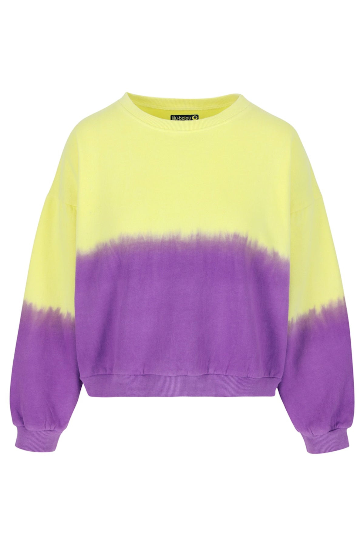SALE: Dip dye Pulli Gelb/Violett von Lily Balou