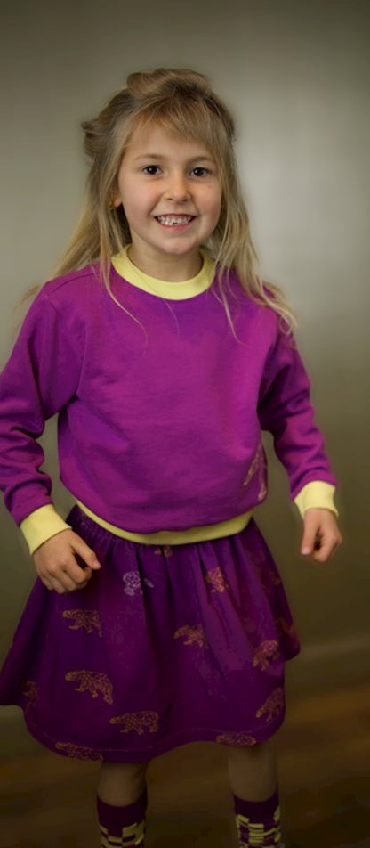 SALE: Pulli Violet mit Eisbär von Lily Balou