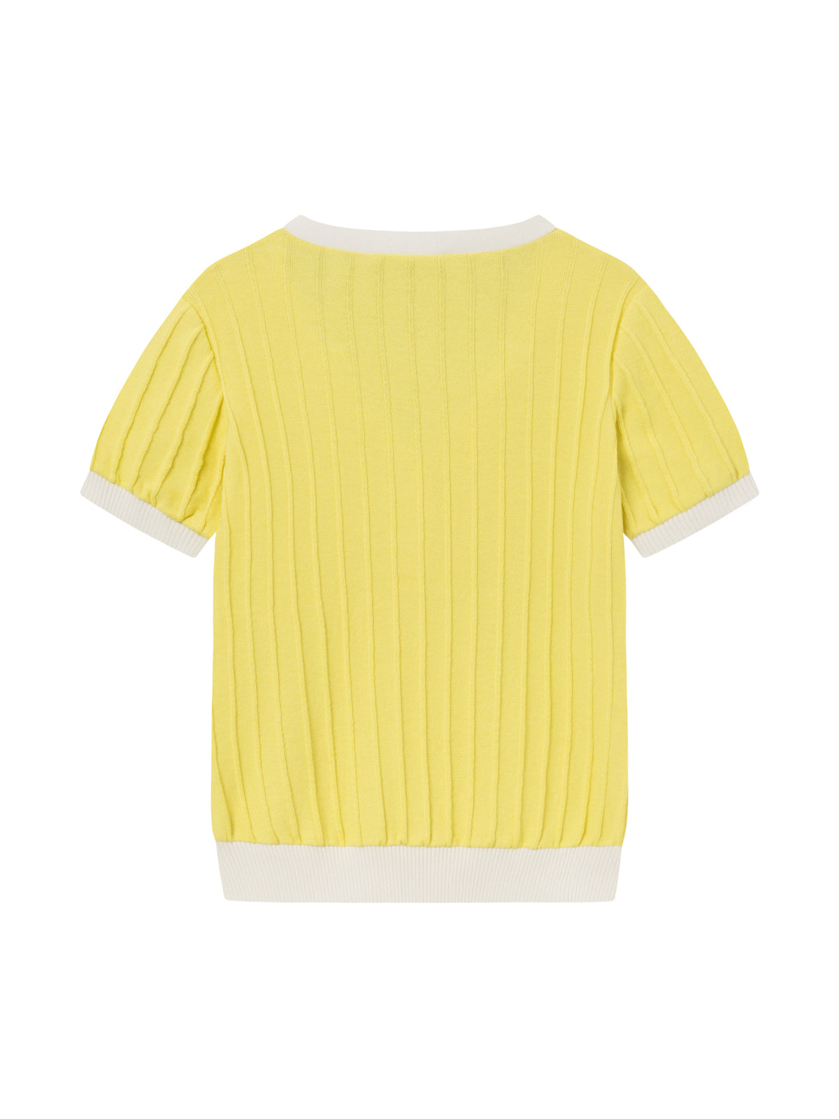 Strickshirt in Canary Yellow von Mademoiselle YéYé