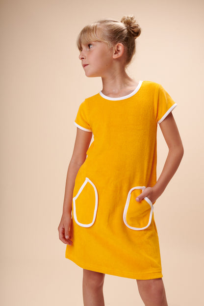 SALE: Frottée-Kleid in Jadegrün von Lily Balou