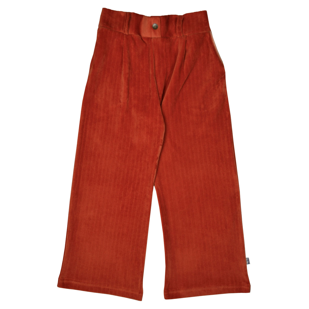 Velours-Hose in Braun/Rot von Baba