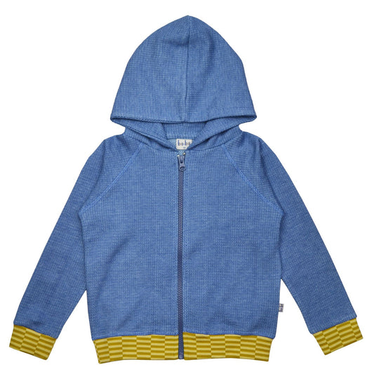 Kapuzenjacke Jacquard in Jeansblau von Baba